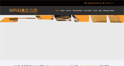 Desktop Screenshot of marvelouscuts.com